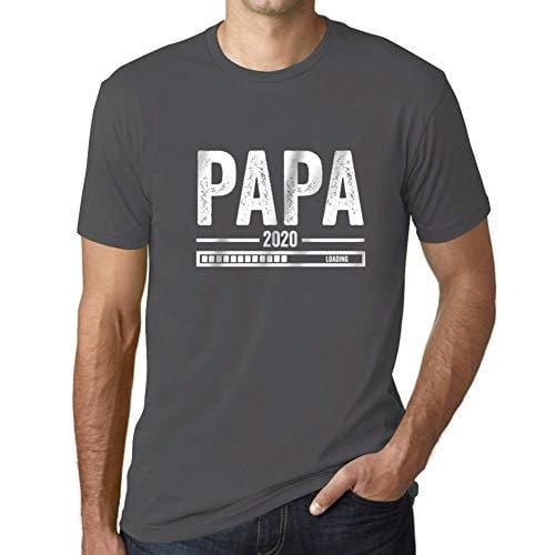 Ultrabasic - Graphique Homme Papa Loading T-Shirt Cadeau Imprimé Tée-Shirt Gris Souris