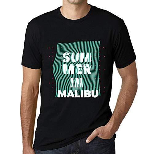Ultrabasic - Homme Graphique Summer in Malibu Noir Profond