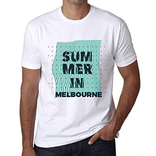 Ultrabasic - Homme Graphique Summer in Melbourne Blanc