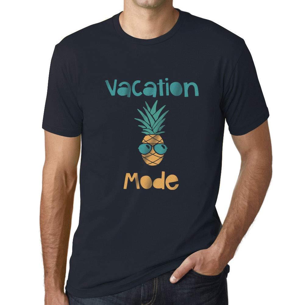 Ultrabasic - Homme T-Shirt Graphique Vacation Mode Marine