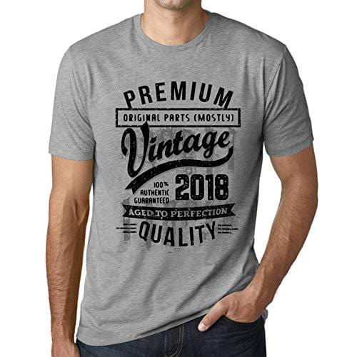 Ultrabasic - Homme T-Shirt Graphique 2018 Aged to Perfection Tee Shirt Cadeau d'anniversaire