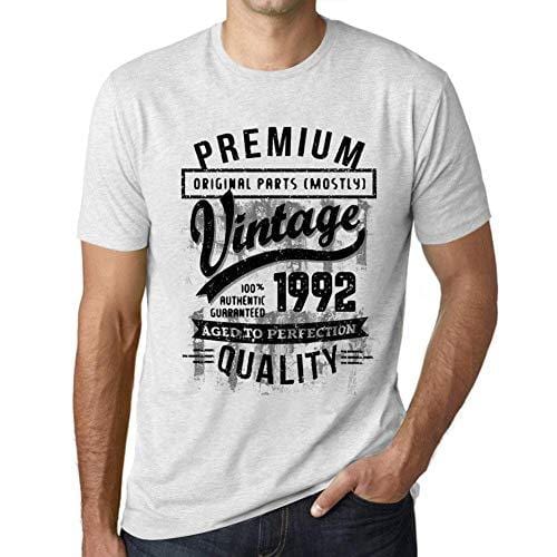 Ultrabasic - Homme T-Shirt Graphique 1992 Aged to Perfection Tee Shirt Cadeau d'anniversaire