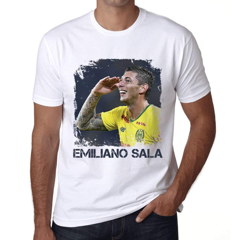 Men's Vintage Tee Shirt Graphic T Shirt Emiliano Sala 1 White