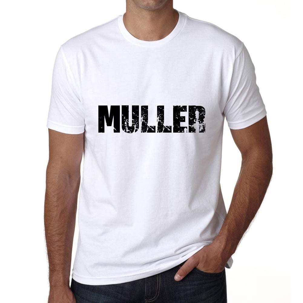 Ultrabasic ® Homme Graphique Imprimé Impressionnant nom de Famille Tée-Shirt Idées de Cadeau Tee Shirt Muller