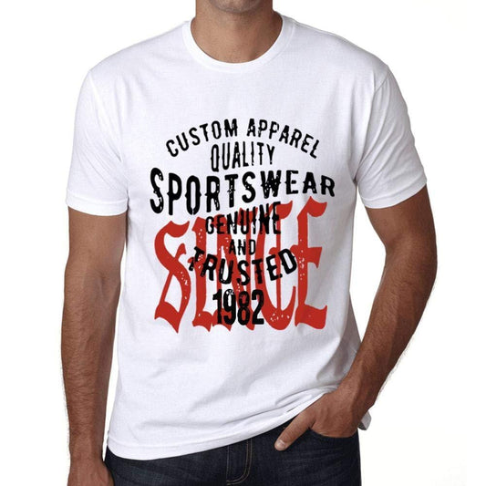 Ultrabasic - Homme T-Shirt Graphique Sportswear Depuis 1982 Blanc