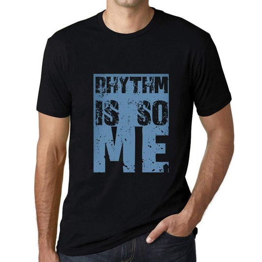 Homme T-Shirt Graphique Rhythm is So Me Noir Profond