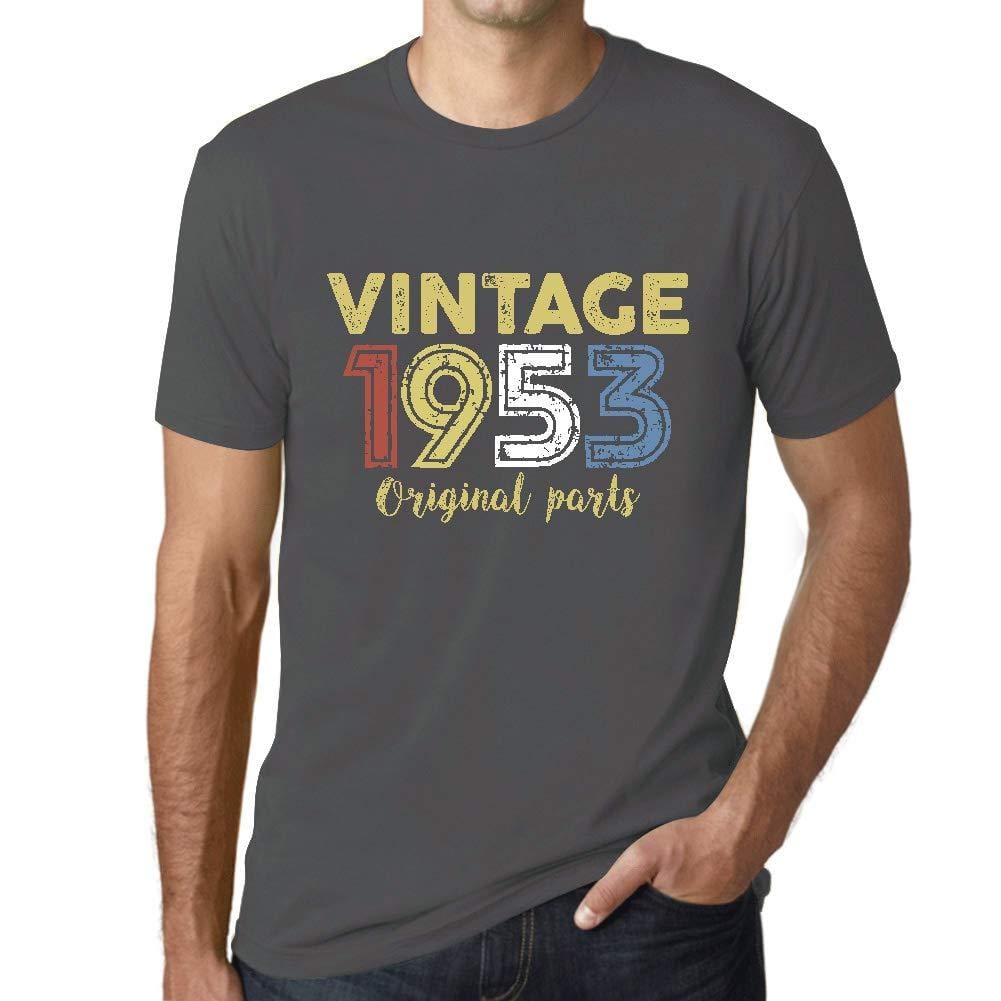Ultrabasic - Homme Graphique Vintage 1953 T-Shirt Gris Souris