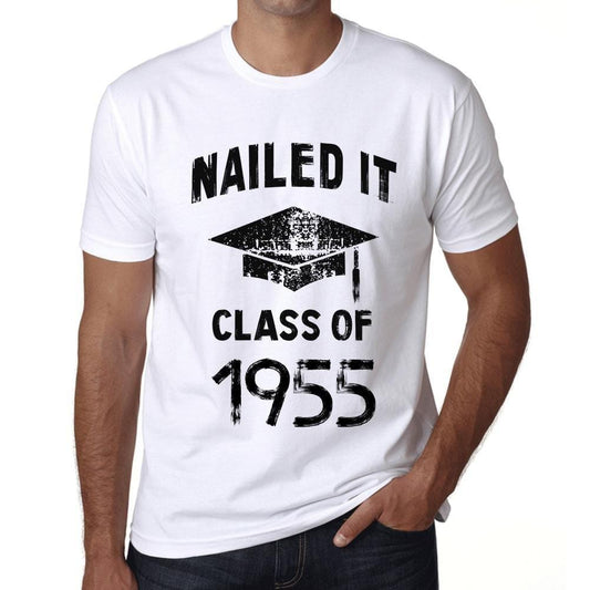 Homme T Shirt Graphique Imprimé Vintage Tee Nailed it Class of 1955