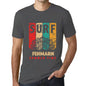 Men&rsquo;s Graphic T-Shirt Surf Summer Time FEHMARN Mouse Grey - Ultrabasic