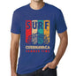 Men&rsquo;s Graphic T-Shirt Surf Summer Time CUERNAVACA Royal Blue - Ultrabasic