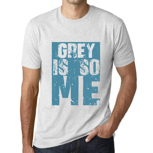 Men&rsquo;s Graphic T-Shirt GREY Is So Me Vintage White - Ultrabasic