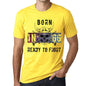 66 Ready To Fight Mens T-Shirt Yellow Birthday Gift 00391 - Yellow / Xs - Casual