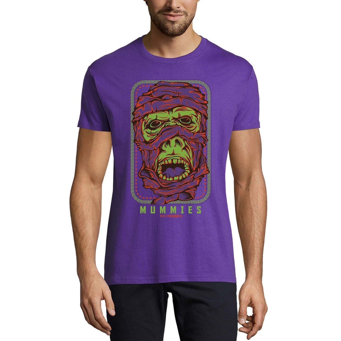 ULTRABASIC Men's Novelty T-Shirt Mummies - Scary Short Sleeve Tee Shirt