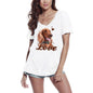 ULTRABASIC Women's T-Shirt Dog Love - Funny Dog Tee Shirt