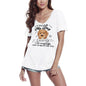 ULTRABASIC Women's T-Shirt If You Hurt My Dog I Will Slap You - Funny Dog Tee Shirt