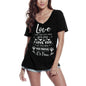 ULTRABASIC Women's T-Shirt Love is Not About How Much You Say - Short Sleeve Tee Shirt Tops