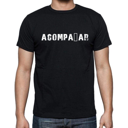 Acompa±Ar Mens Short Sleeve Round Neck T-Shirt - Casual