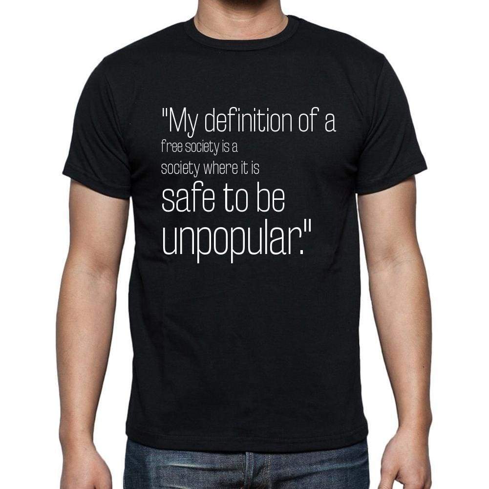 Adlai E. Stevenson Jr. Quote T Shirts My Definition O T Shirts Men Black - Casual