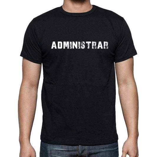 Administrar Mens Short Sleeve Round Neck T-Shirt - Casual