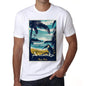 Aranuka Pura Vida Beach Name White Mens Short Sleeve Round Neck T-Shirt 00292 - White / S - Casual