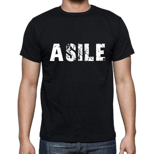 Asile French Dictionary Mens Short Sleeve Round Neck T-Shirt 00009 - Casual