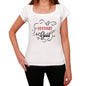Attitude Is Good Womens T-Shirt White Birthday Gift 00486 - White / Xs - Casual