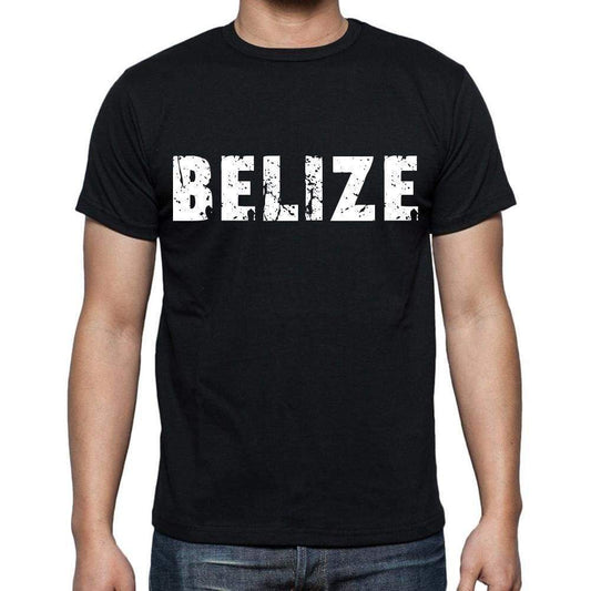 Belize T-Shirt For Men Short Sleeve Round Neck Black T Shirt For Men - T-Shirt