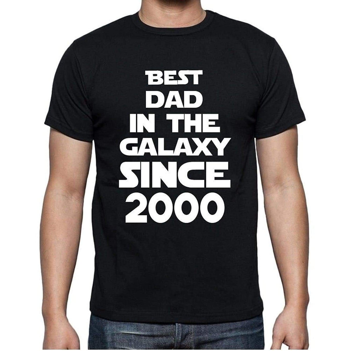 Best Dad 2000 Best Dad Mens T Shirt Black Birthday Gift 00112 - Black / Xs - Casual