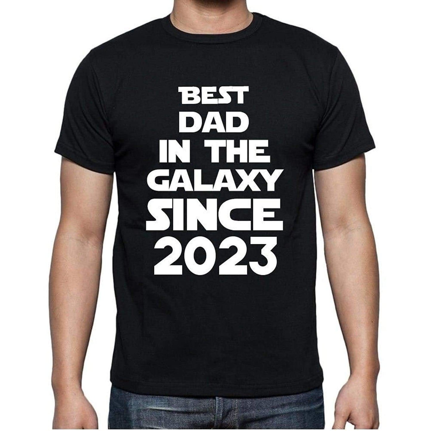 Best Dad 2023 Best Dad Mens T Shirt Black Birthday Gift 00112 - Black / Xs - Casual