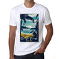 Borgio Verezzi Pura Vida Beach Name White Mens Short Sleeve Round Neck T-Shirt 00292 - White / S - Casual