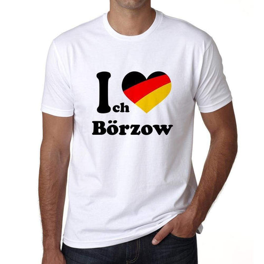 B¶rzow Mens Short Sleeve Round Neck T-Shirt 00005 - Casual