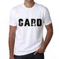 Card Mens T Shirt White Birthday Gift 00552 - White / Xs - Casual