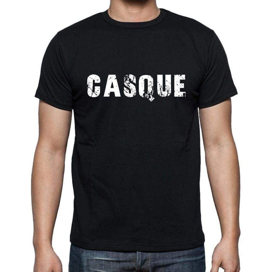 Casque French Dictionary Mens Short Sleeve Round Neck T-Shirt 00009 - Casual