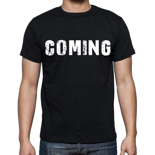 Coming Mens Short Sleeve Round Neck T-Shirt - Casual