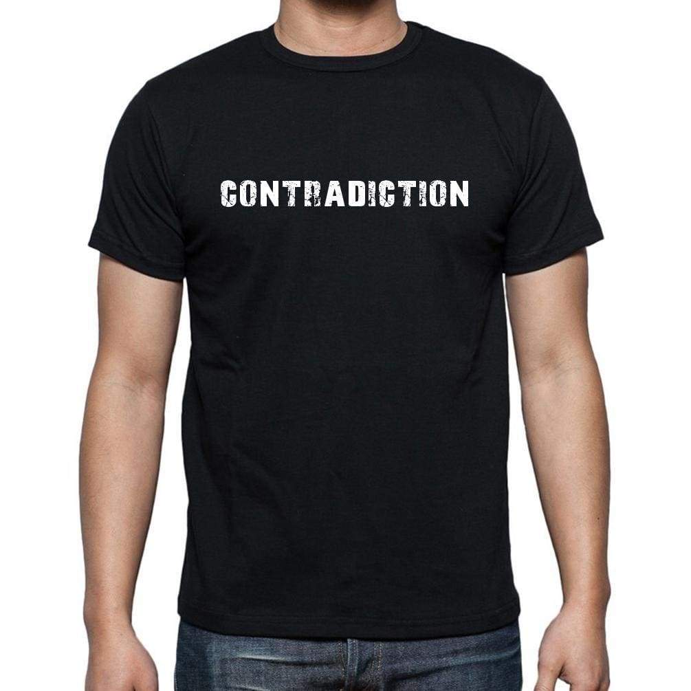 Contradiction French Dictionary Mens Short Sleeve Round Neck T-Shirt 00009 - Casual