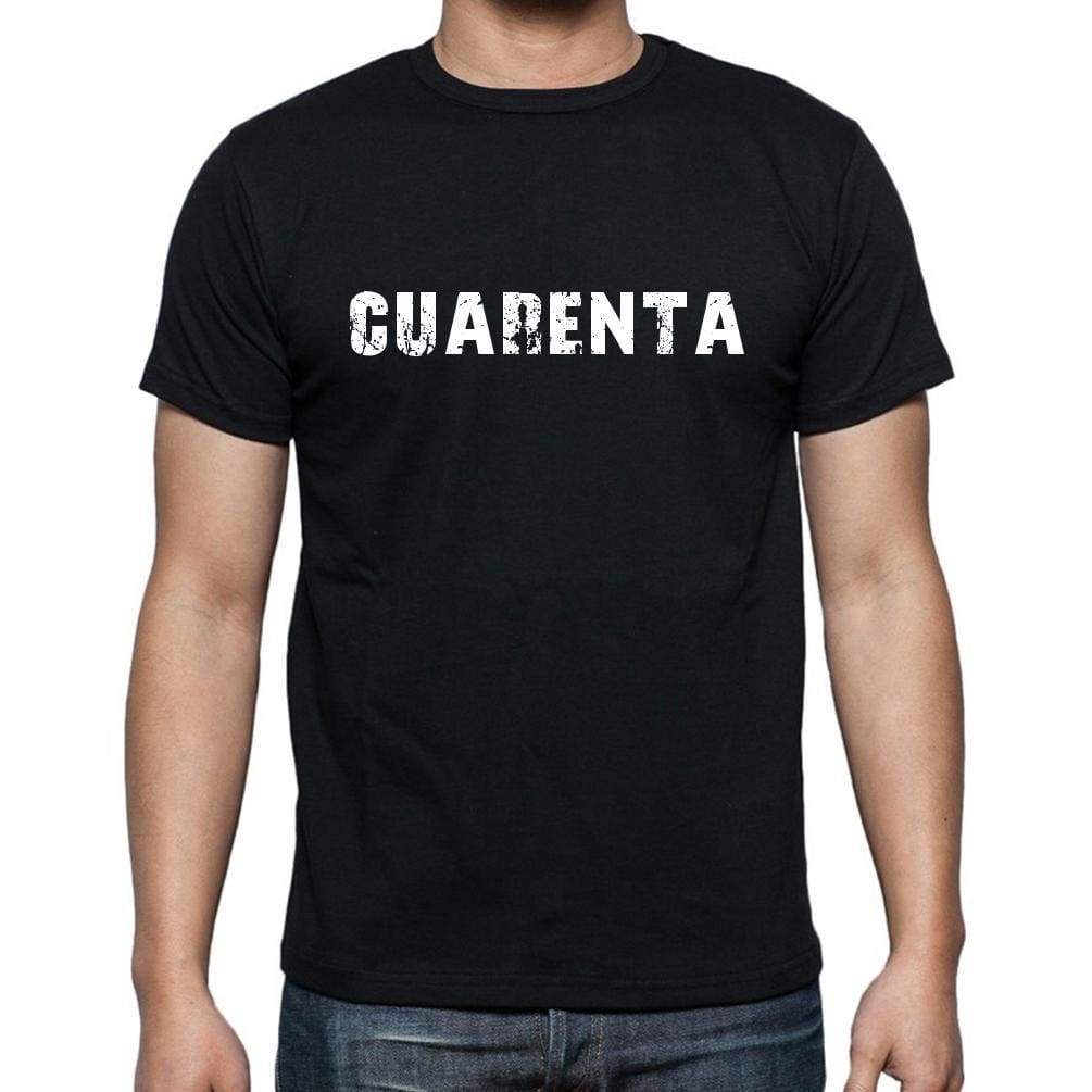 Cuarenta Mens Short Sleeve Round Neck T-Shirt - Casual