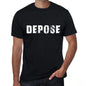 Depose Mens Vintage T Shirt Black Birthday Gift 00554 - Black / Xs - Casual