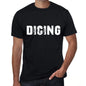 Dicing Mens Vintage T Shirt Black Birthday Gift 00554 - Black / Xs - Casual