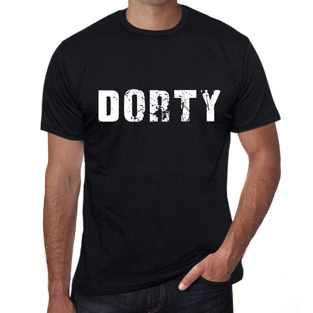 Dorty Mens Retro T Shirt Black Birthday Gift 00553 - Black / Xs - Casual