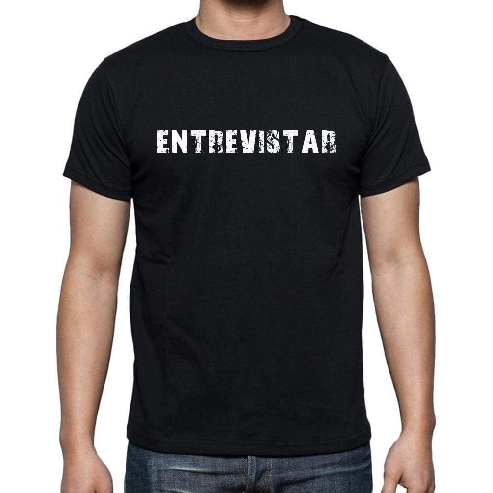 Entrevistar Mens Short Sleeve Round Neck T-Shirt - Casual