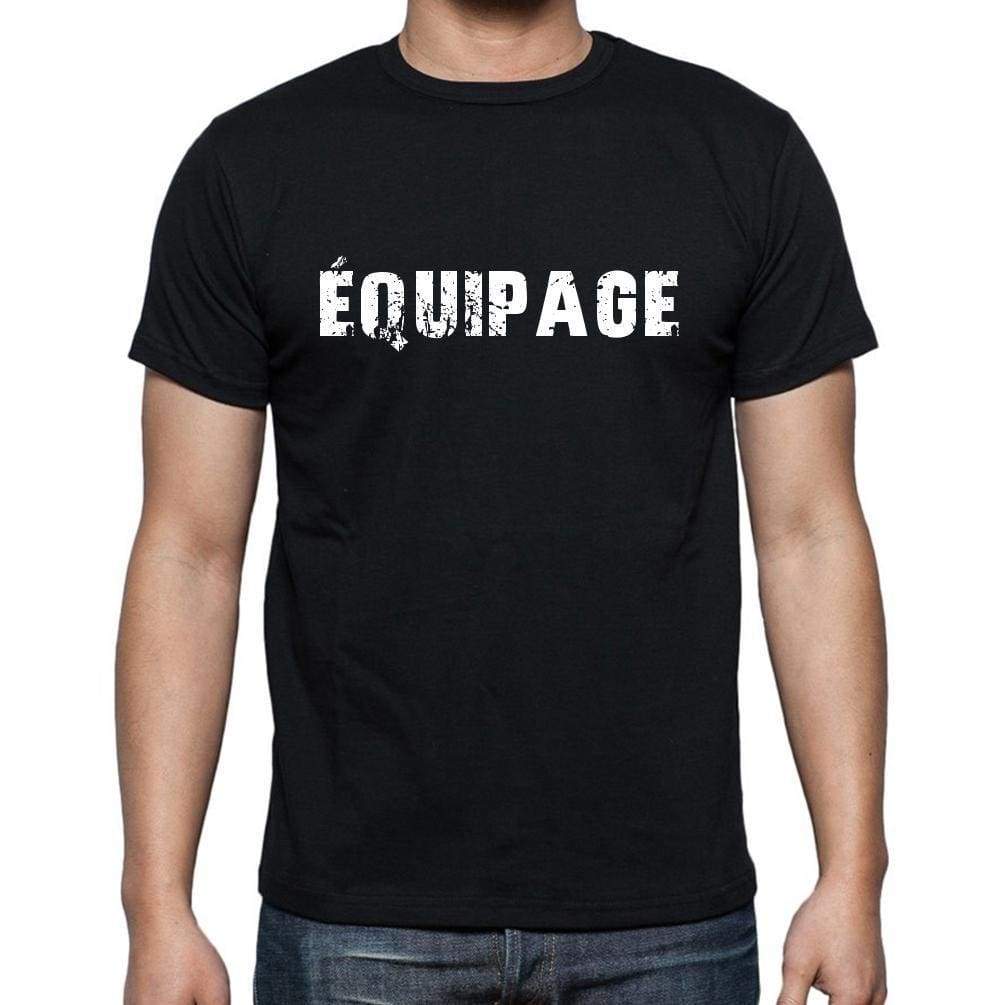 Équipage French Dictionary Mens Short Sleeve Round Neck T-Shirt 00009 - Casual
