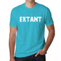 Extant Mens Short Sleeve Round Neck T-Shirt 00020 - Blue / S - Casual