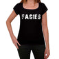 Facies Womens T Shirt Black Birthday Gift 00547 - Black / Xs - Casual