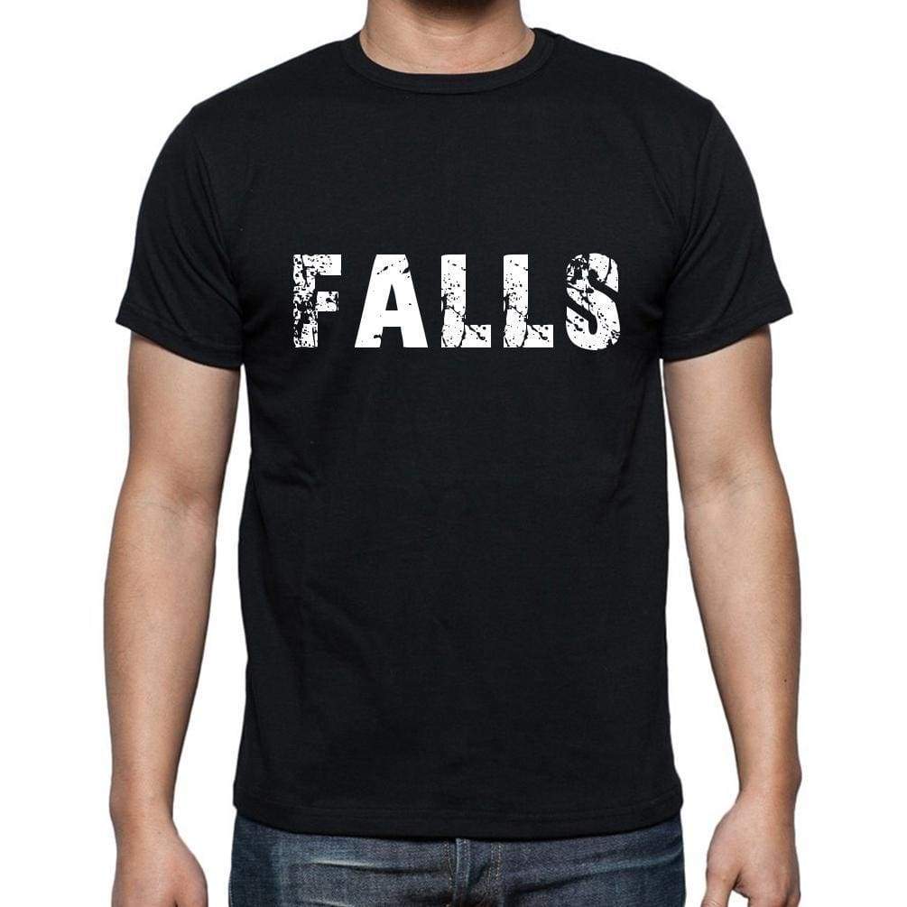 Falls Mens Short Sleeve Round Neck T-Shirt - Casual