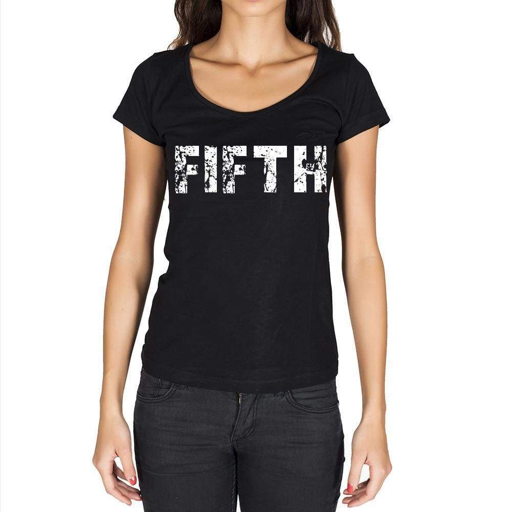 Fifth Womens Short Sleeve Round Neck T-Shirt - Casual