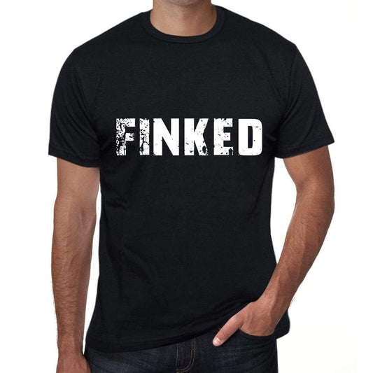 Finked Mens Vintage T Shirt Black Birthday Gift 00554 - Black / Xs - Casual