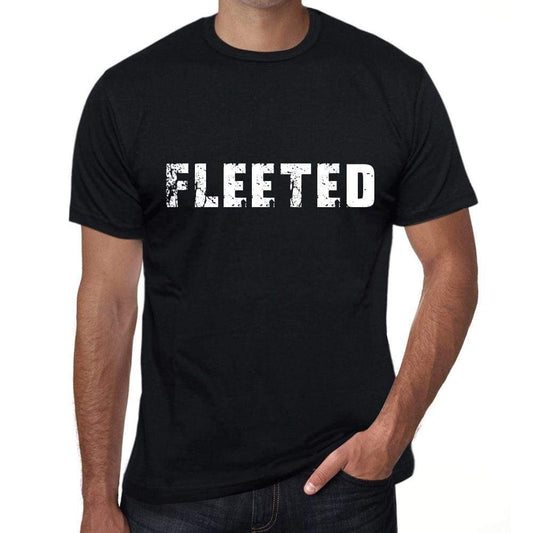 fleeted Mens Vintage T shirt Black Birthday Gift 00555 - Ultrabasic