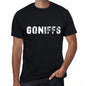 goniffs Mens Vintage T shirt Black Birthday Gift 00555 - Ultrabasic