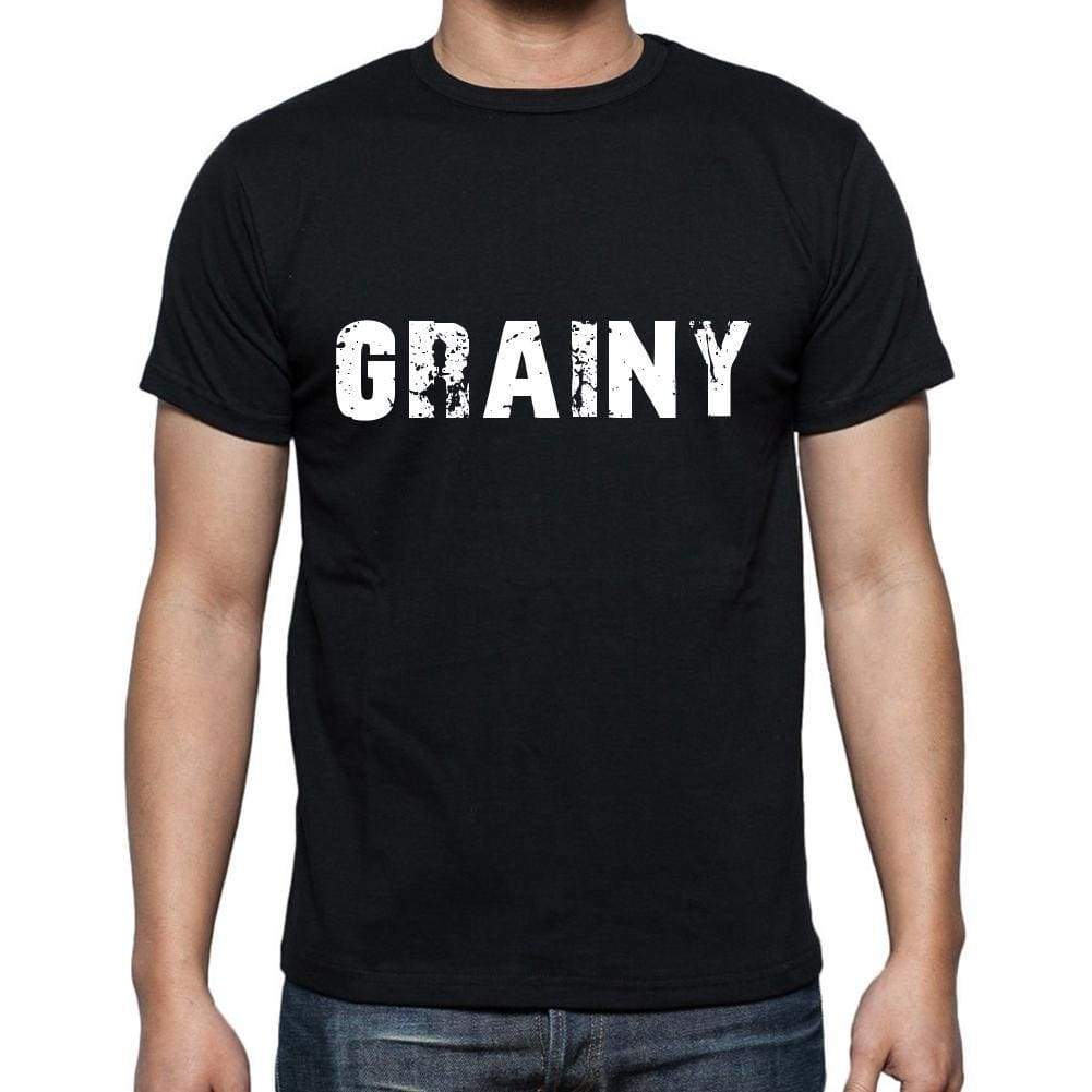 Grainy Mens Short Sleeve Round Neck T-Shirt 00004 - Casual