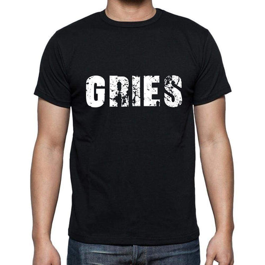 Gries Mens Short Sleeve Round Neck T-Shirt 00003 - Casual